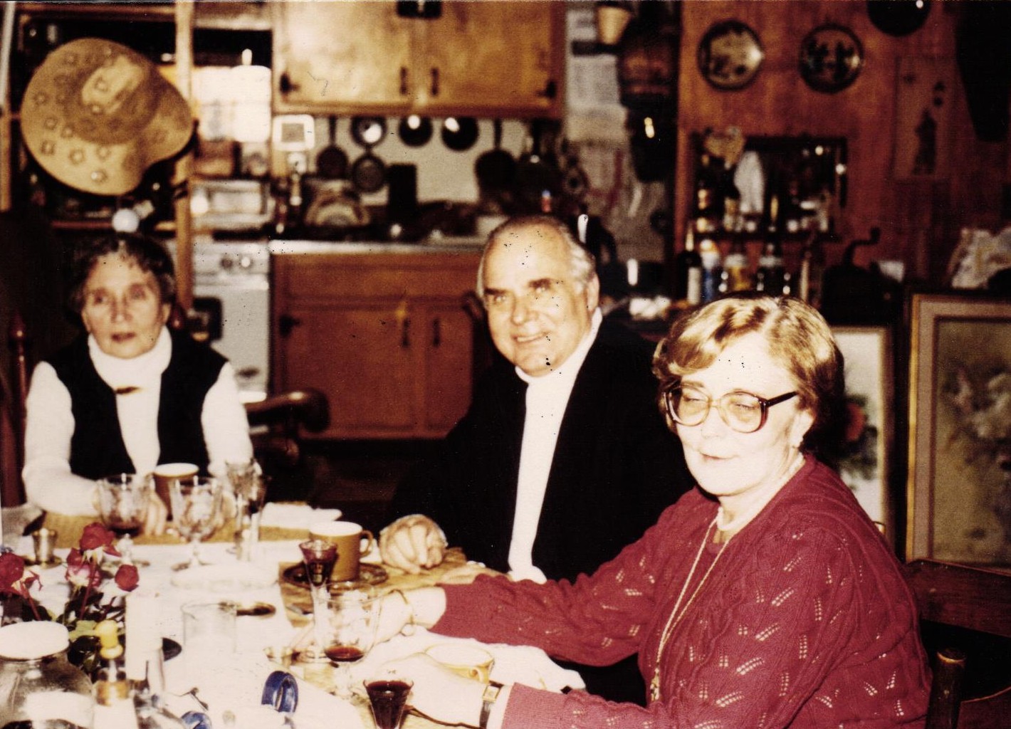 Elza Druja-Foršū, Inna un Pēteris Riekstiņi ciemos pie Elzas Drujas-Foršū un Edgara Foršū. 1981. gads. ASV.